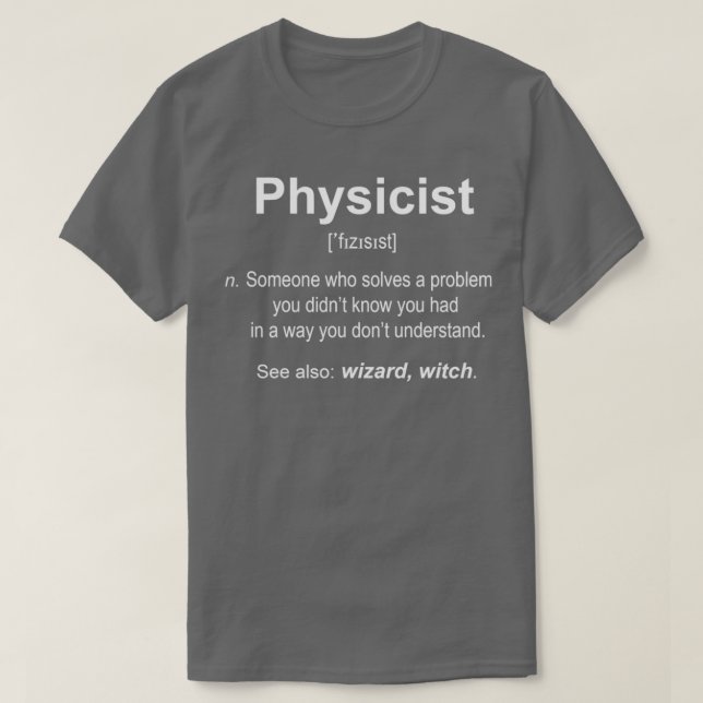 T-shirt Physicien W (Design devant)