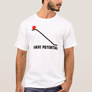 T-shirt Physics Joke Men's Funny Science I Have Potential