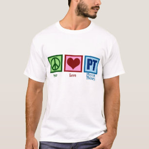 T-shirt Physiothérapeute d'amour de paix