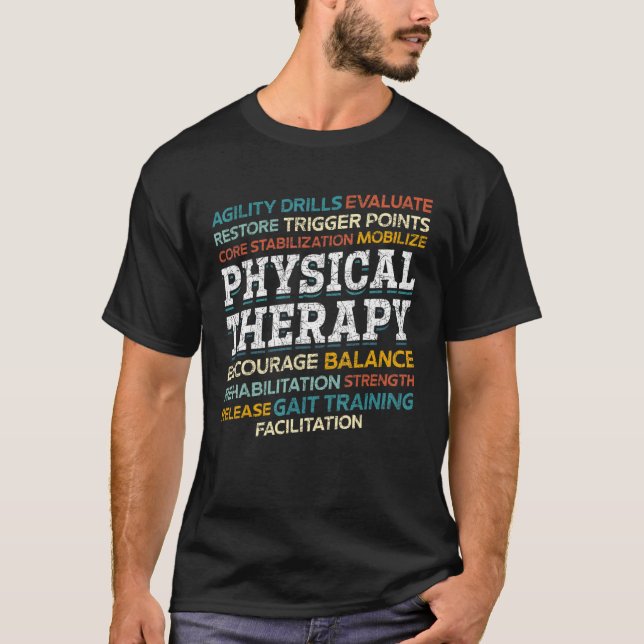 T-shirt Physiothérapie Physiothérapeute Pta Physiothérapie (Devant)