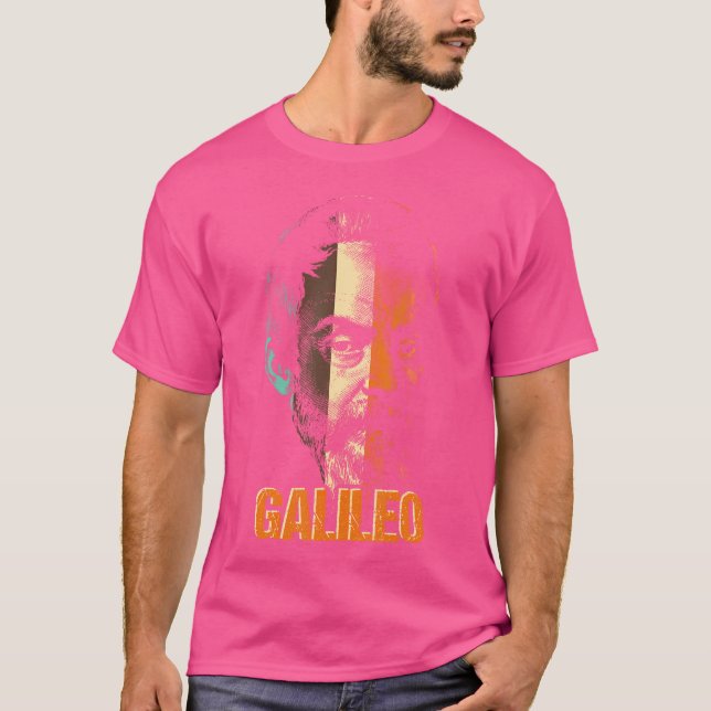 T-shirt Physique de Galilée Science Astronomie (Devant)