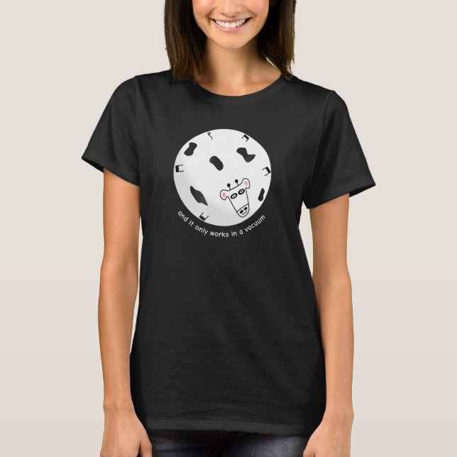 T-shirt Physique de la vache sphérique (Devant)