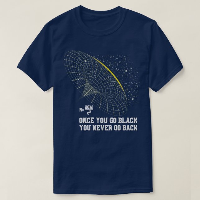 T-shirt Physique de l'astronomie spatiale Blackhole (Design devant)
