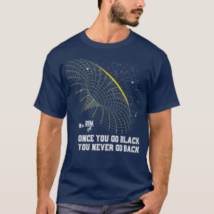 T-shirt Physique de l'astronomie spatiale Blackhole