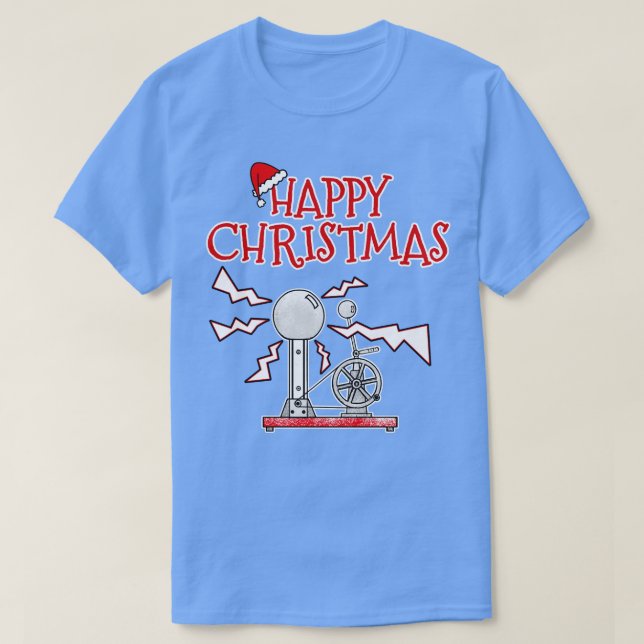 T-shirt Physique de Noël Enseignant Physicien Sciences de  (Design devant)