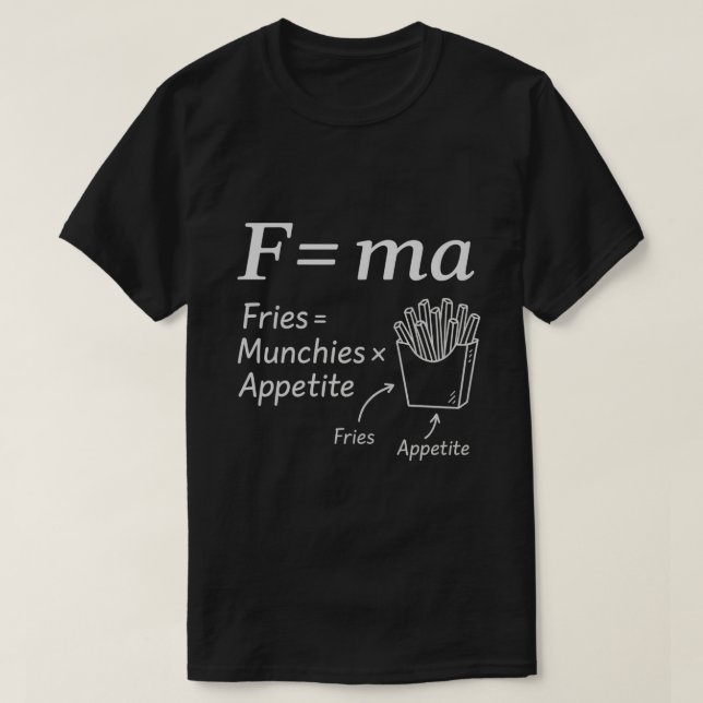 T-shirt Physique drôle (Design devant)