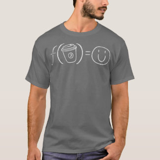 T-shirt Physique du café Mathématiques Mathématiques