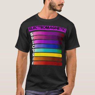 T-shirt Physique du spectre électromagnétique chez les fem