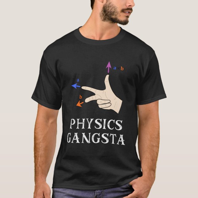 T-shirt Physique Joke Pun Distressed Physique Distressed G (Devant)