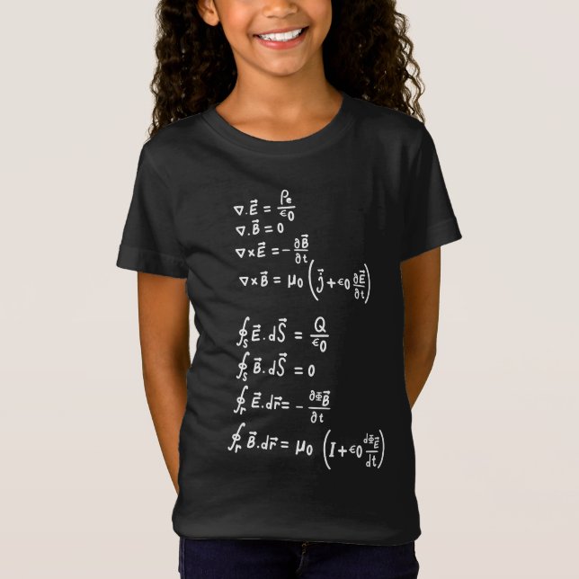 T-Shirt Physique Math Formule Étudiants Enseignant Invitat (Devant)