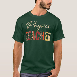 T-shirt Physique Professeur léopard Automne Amateurs d'Aut