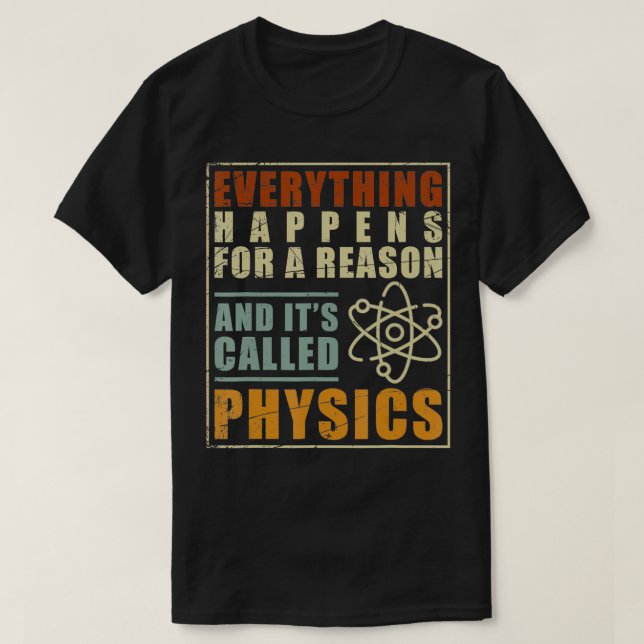T-shirt Physique Professeur Physique Physique Cadeau Physi (Design devant)