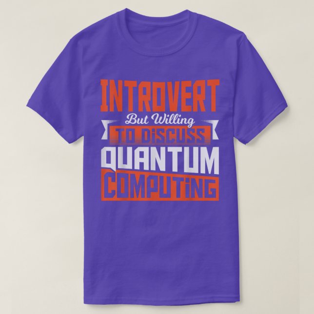 T-shirt Physique quantique Mathématiques scientifiques Inf (Design devant)