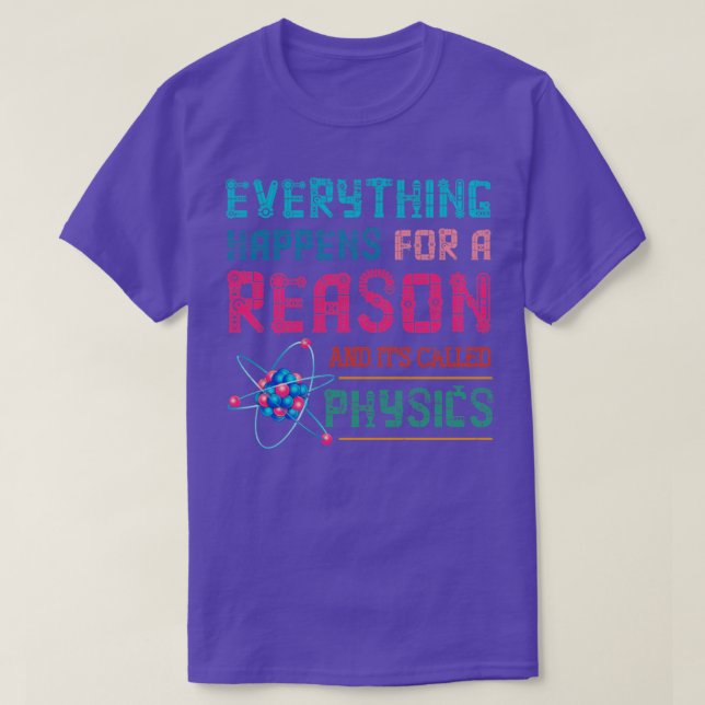T-shirt Physique Rétro-Science (Design devant)