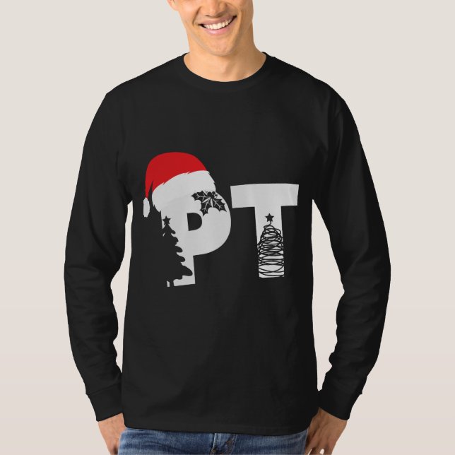 T-shirt Physique Thérapeute PT Père Noël Physique (Devant)