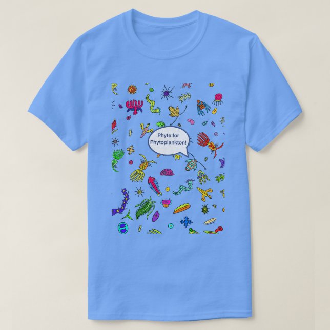 T-shirt Phyte pour Phytoplancton  (Design devant)