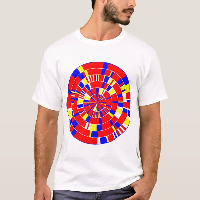 T-shirt Pi Abstrait 01 (Devant)