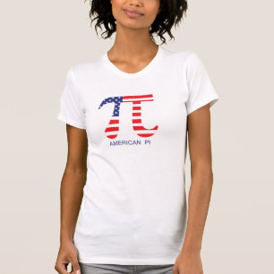 T-shirt Pi américains - Customisé