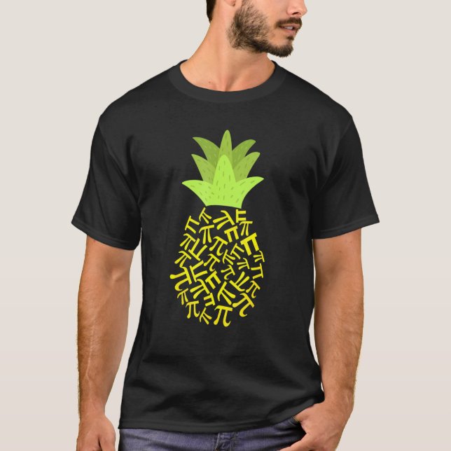 T-shirt Pi Ananas Witty Cute Pi Day Mathématiques Pun (Devant)