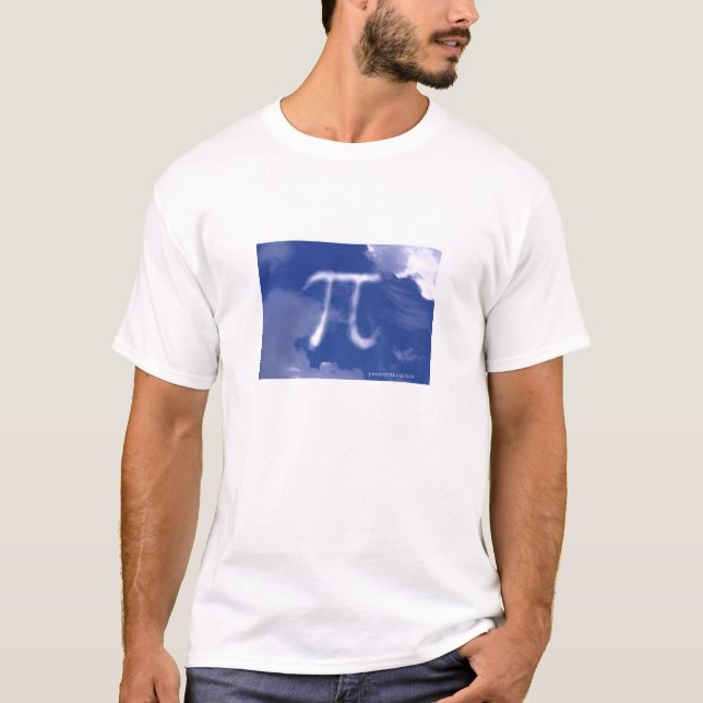 T-shirt pi dans le ciel (Devant)