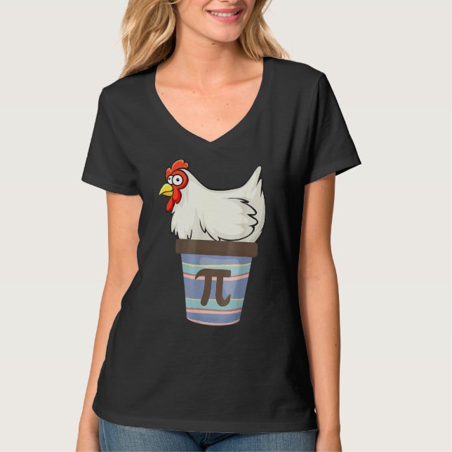 T-shirt Pi Day 2022 Math Mathematics Chicken Pot Pie Pie O (Devant)