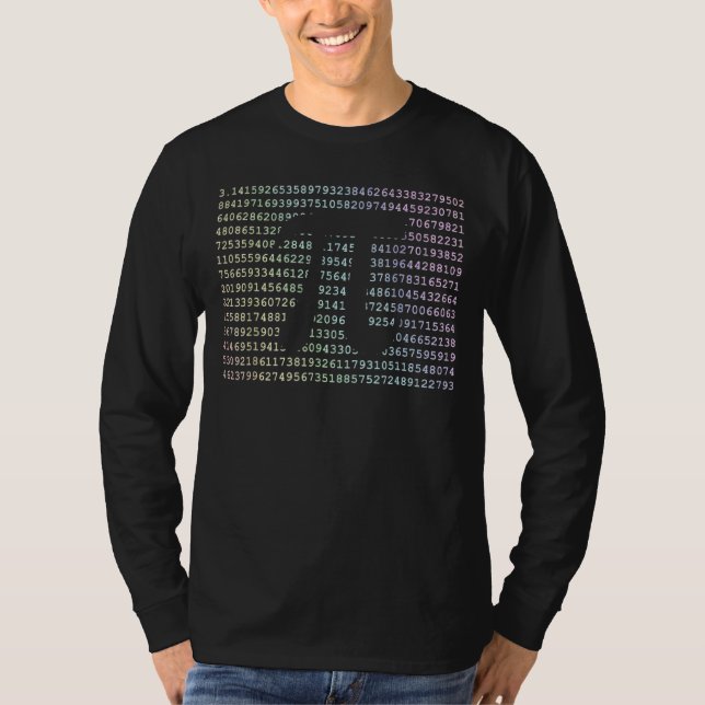 T-shirt Pi Day 3 14 Cool Funny Nerd Math Geek 2017 Rainbo (Devant)