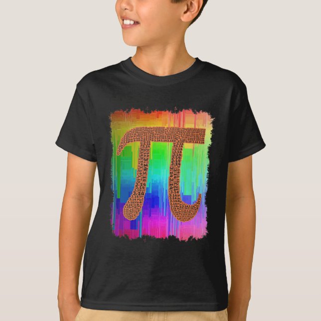 T-shirt Pi Day 3.14 Mars 14th Cool Funny Nerd Math Geek R (Devant)