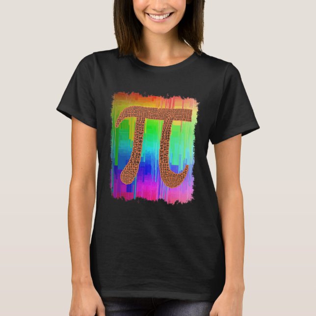 T-shirt Pi Day 3.14 Mars 14th Cool Funny Nerd Math Geek R (Devant)