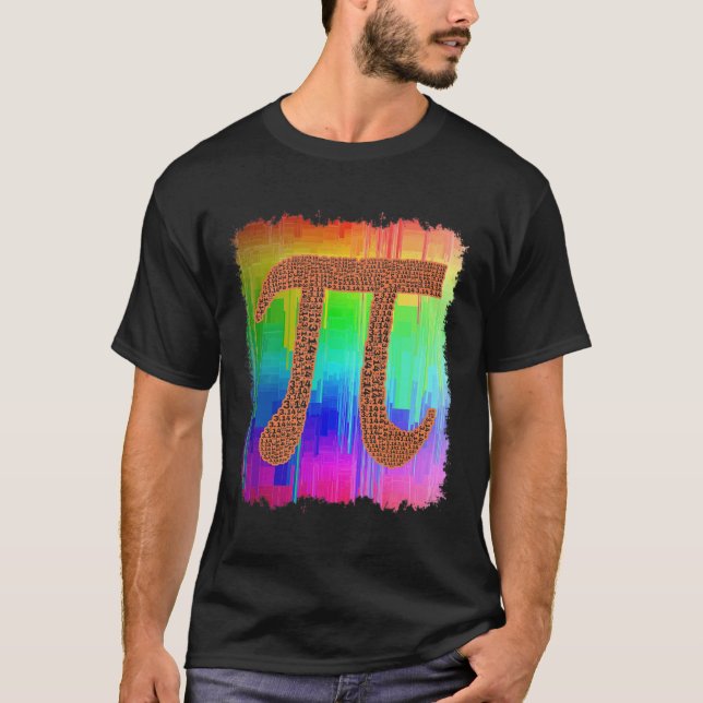 T-shirt Pi Day 3.14 Mars 14th Cool Funny Nerd Math Geek R (Devant)