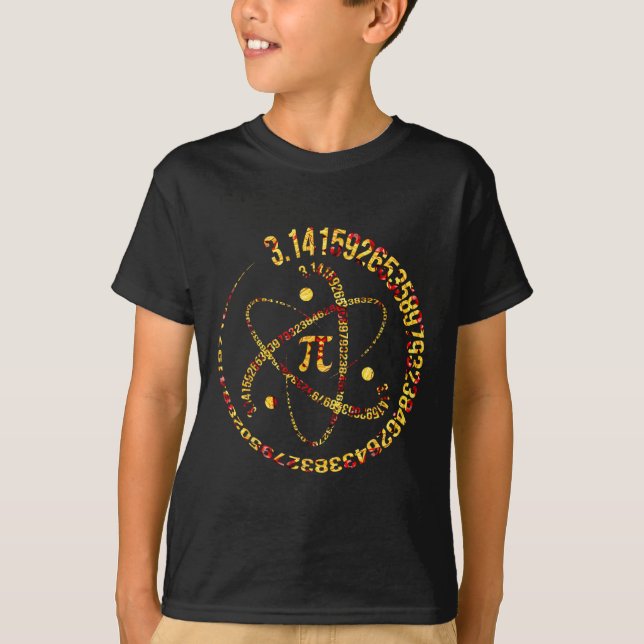 T-shirt Pi Day Atom Pi 3.14 Science Math Lover (Devant)
