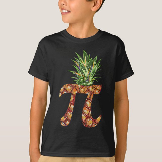 T-shirt Pi Day Chemise Pi Ananas Funny Math Pi Jour (Devant)