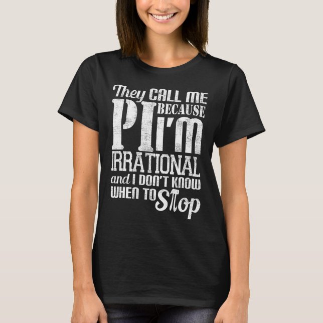 T-shirt Pi Day Drôle Drôle Cadeau Math Pour Les Enseignant (Devant)