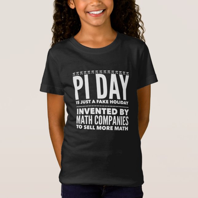 T-Shirt Pi Day est une fausse fête - Math (Devant)