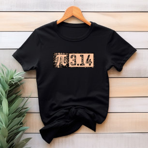 T-shirt Pi Day Math Geek Enseignant Peach 3.14