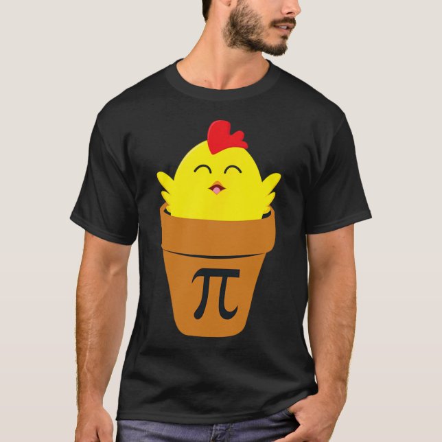 T-shirt Pi Day Math T Shirt Funny Pot de poulet Pie T Shir (Devant)