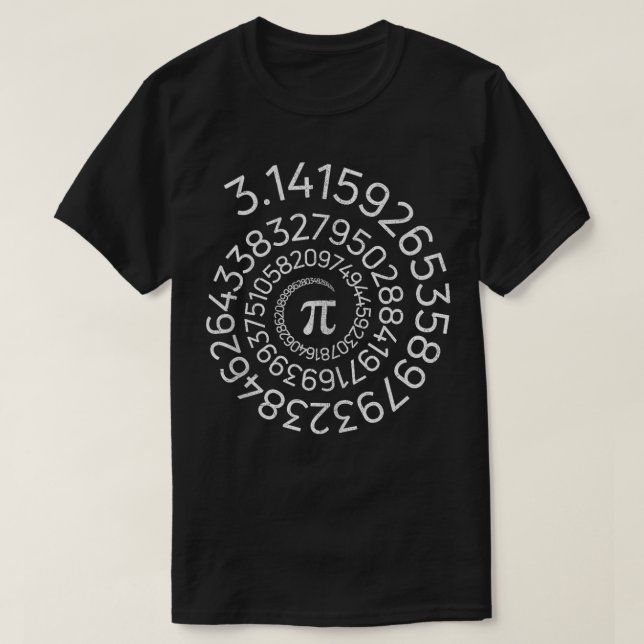 T-shirt Pi Day mignonne Spiral Math Étudiant Math Lover (Design devant)