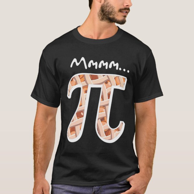 T-shirt Pi Day Mmm Pi Shirt Funny Mmmm Pi Sur Pie (Devant)