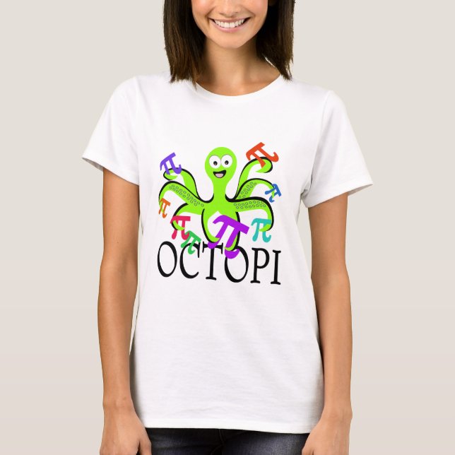 T-shirt Pi Day Octopi (Devant)
