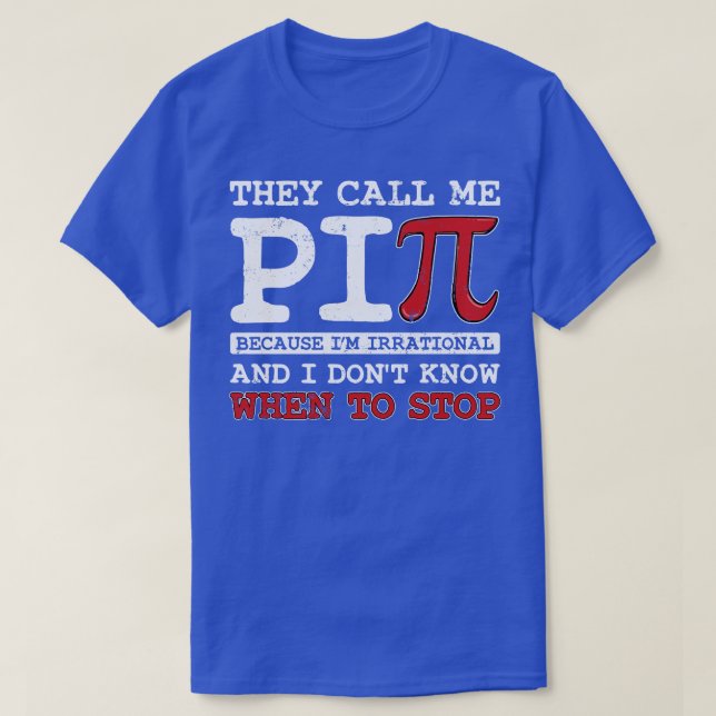 T-shirt Pi Day Pi Math 3 (Design devant)