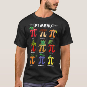 T-shirt Pi Day Pi Symblo Pi Menu Math Enseignant Pie Math