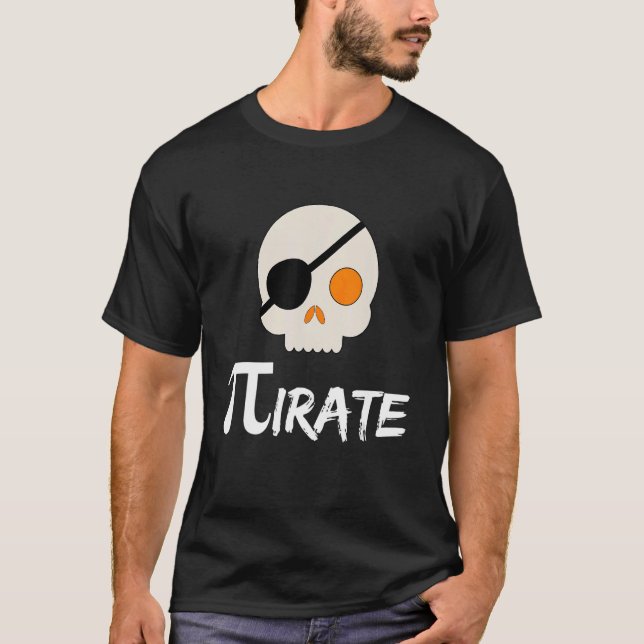 T-shirt Pi Day Pirate  3 14 Math Geek Cool Pi Teacher Pres (Devant)