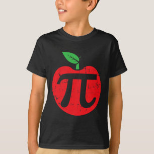 T-shirt Pi Day Pomme Pie Pun 3.14 Mignonne Apprenti Math