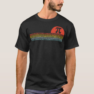 T-shirt Pi Day Retro Vintage