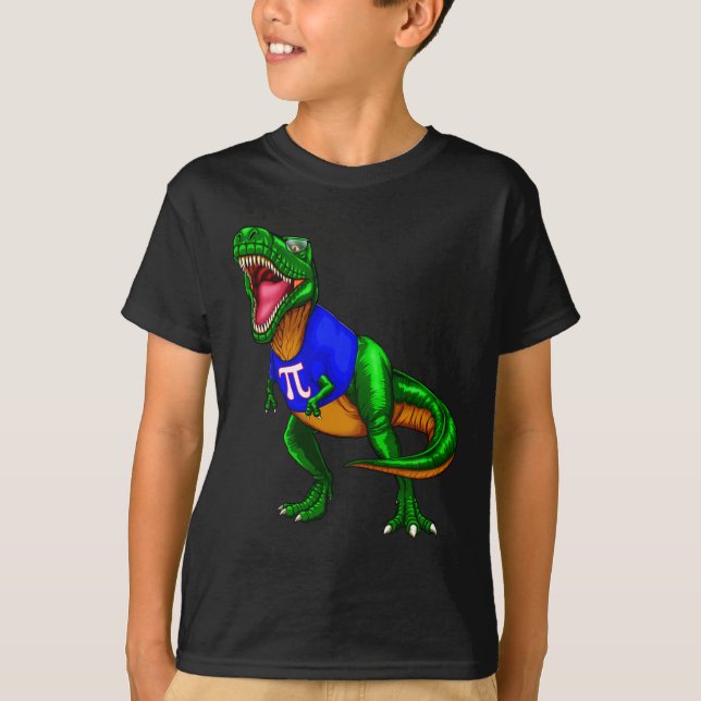 T-shirt Pi Day Rex Dinosaur T Shirt Math Gift Men Women Ki (Devant)