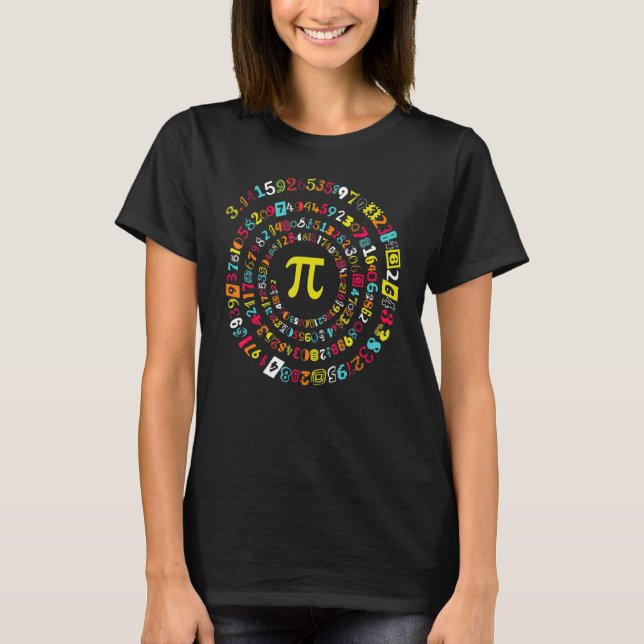 T-shirt Pi Day Spiral Pi Math pour Pi Day 3 14 (Devant)