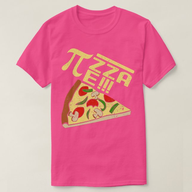 T-shirt Pi Équivalent Pizza Pie (Design devant)