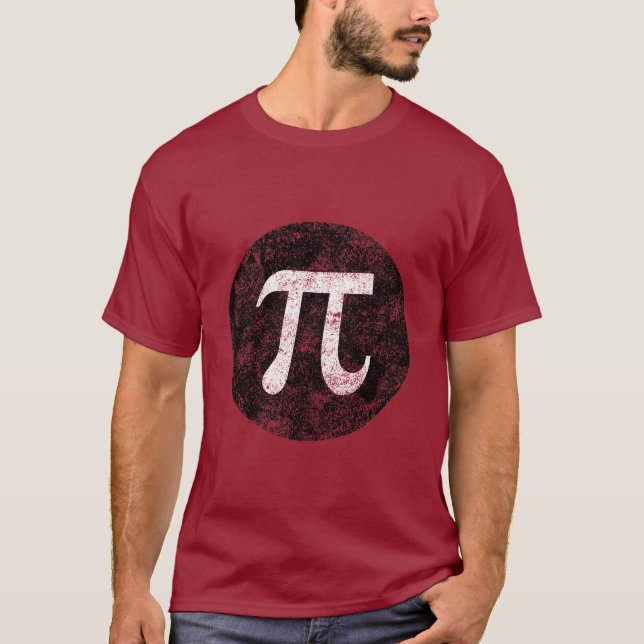 T-shirt Pi et cercle (Devant)