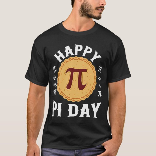 T-shirt Pi Jour 3 14 Enseignant Math Bonne Science Hommes  (Devant)