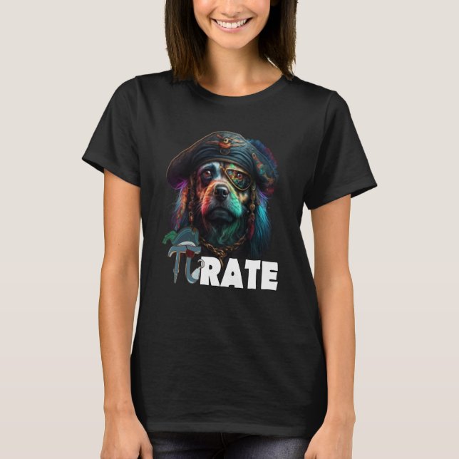 T-shirt Pi Jour Pi taux Chien 314 Math Enseignant Sciences (Devant)