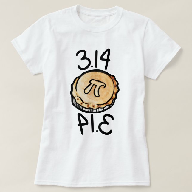 T-shirt Pi jour Pie 3.14 (Design devant)